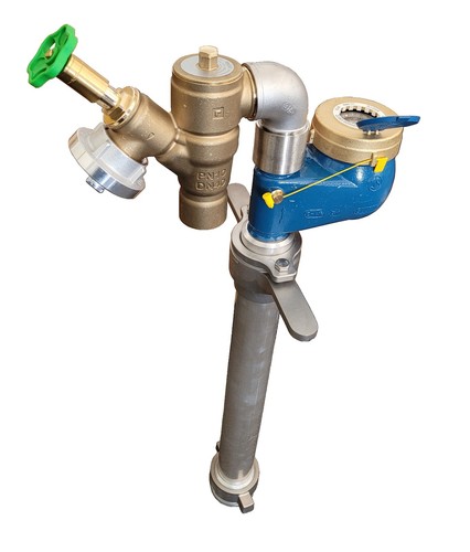 Wassermess standrohr mit - wassermess,